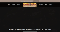 Desktop Screenshot of juansflamingfajitasandcantina.com